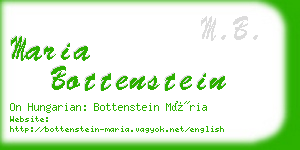 maria bottenstein business card
